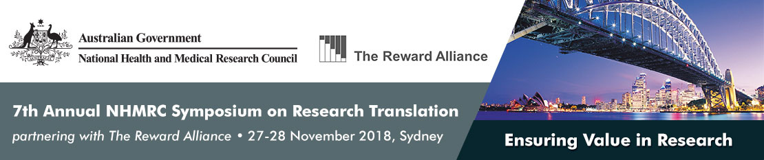NHMRC Symposium on Research Translation banner