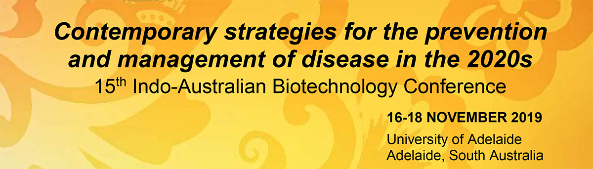 15th Indo Aus Biotech conference banner