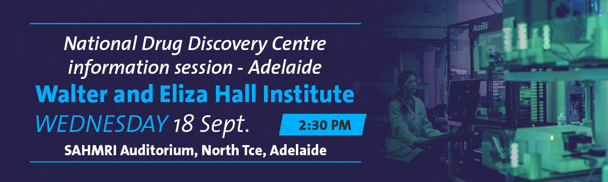 National Drug Discovery Centre event banner