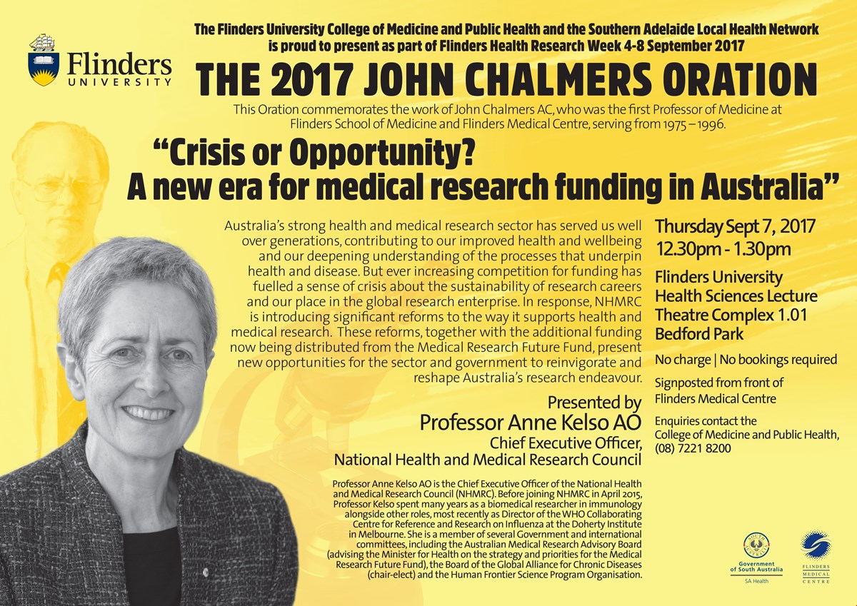 John Chalmers Oration 2017 banner