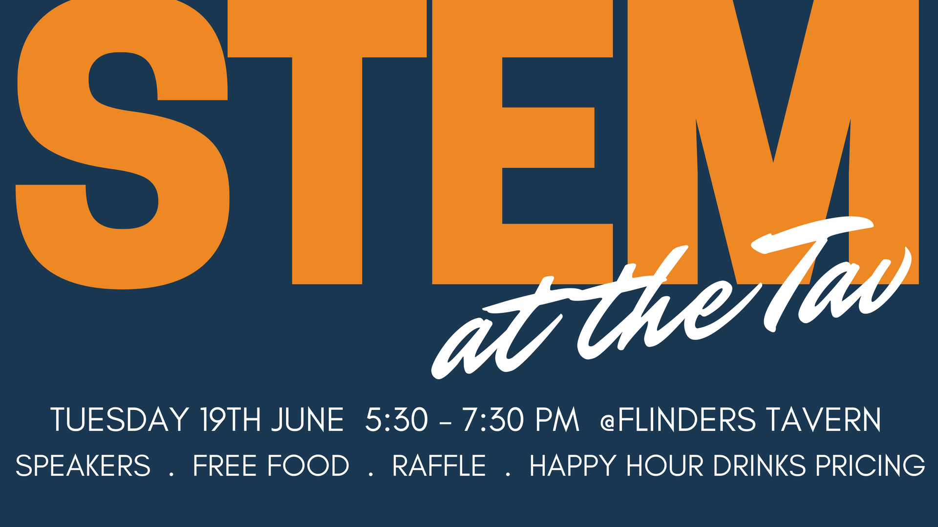 STEM at the Tav banner