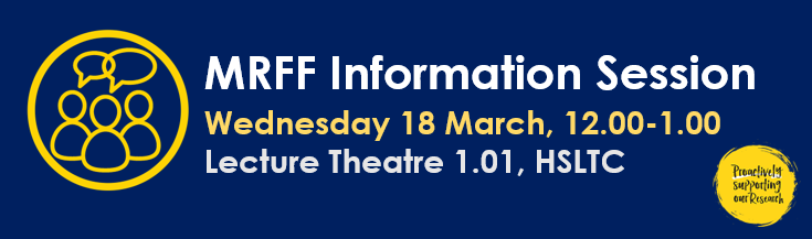 MRFF information session banner
